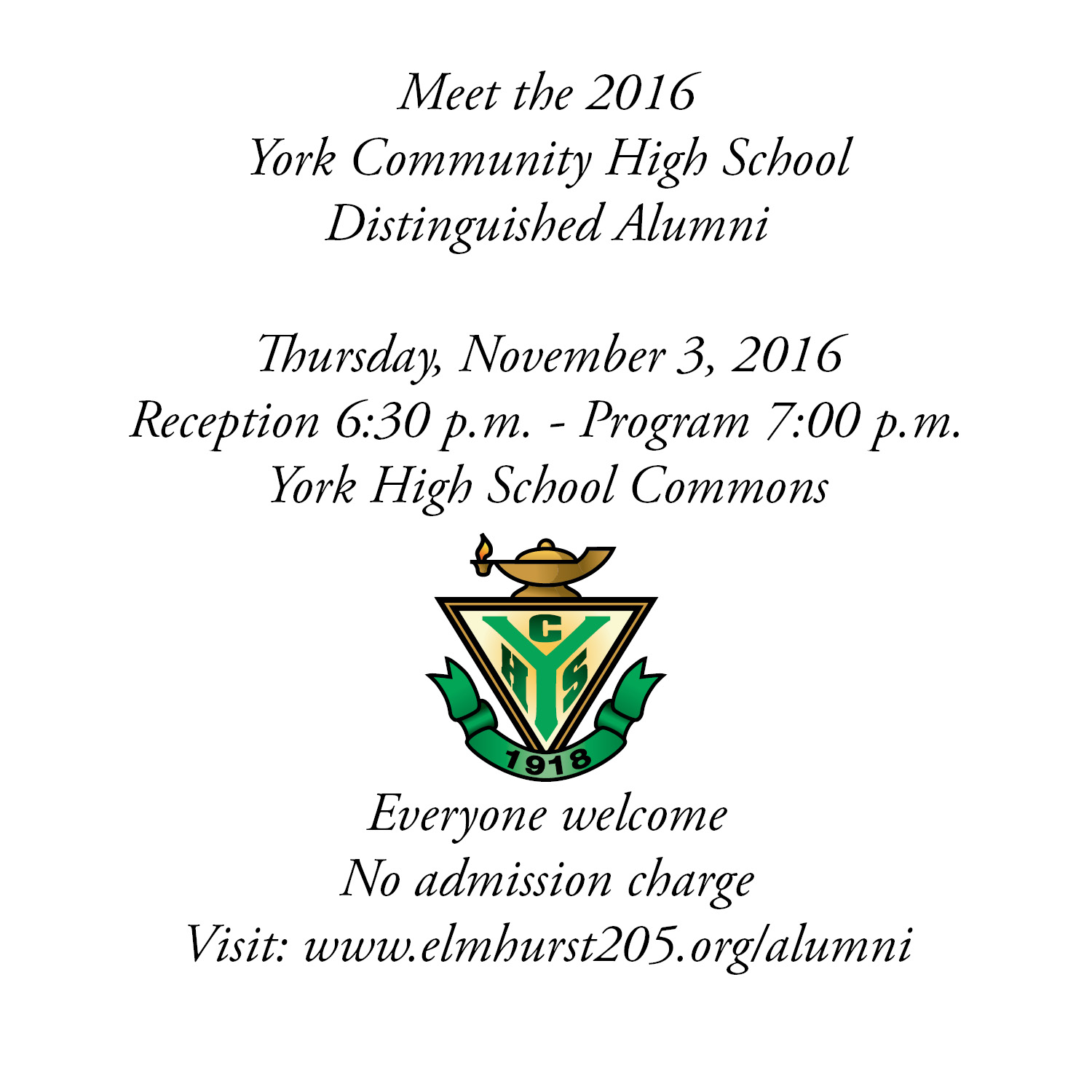 York Distinguished Alumni Program